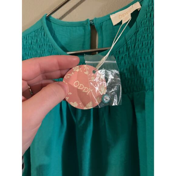 Oddi Boutique Brand Girls Blouse Size XL Ruffle Sleeve - Picture 2 of 3